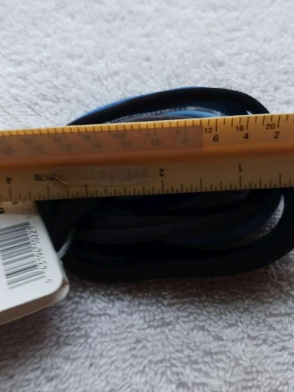 6 Scunci No Damage Large Soft Fabric No Metal Ponytail Elastic Hair Bands Dark